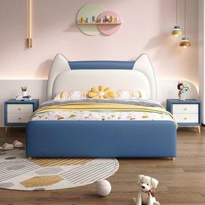 Letto singolo 1.2m per ragazze <span class=keywords><strong>e</strong></span> ragazzi per adolescenti <span class=keywords><strong>e</strong></span> piccoli appartamenti letto rosa principessa per camere da letto per bambini - Product Image 1