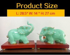 Un paio di decorazioni del ristorante del salotto decorazioni regalo di nozze buona fortuna resina artigianato statua di buona fortuna - Product Image 3
