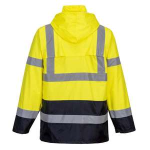 PORTWEST - H443YNRXL Veste de pluie classique bicolore jaune/bleu marine haute visibilité-EAN 5036108248001 HI-VIS WORKWEAR - Product Image 2