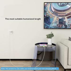 Cable USB C a USB Tipo C PD de 60W, Cable de Carga Rápida y Transferencia de Datos para iPhone 15, 15 Pro, Huawei, <span class=keywords><strong>Samsung</strong></span>, Xiaomi, Negro, Blanco, 1M, 2M, 3M - Product Image 5