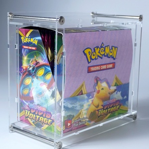 Boîte de présentation en acrylique transparente personnalisée par le fabricant, boîte Elite Trainer avec couvercle magnétique - Product Image 3