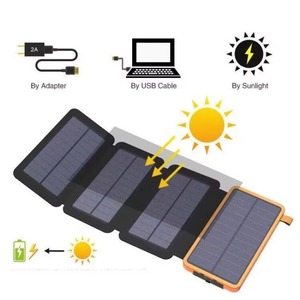 Batterie Externe Solaire Personnalisée OEM 20000mAh Marque Privée Pliable pour Marques d'Extérieur et Réponses aux Urgences UE US - Product Image 3