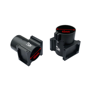 RJXHOBBY RJX3601 Abrazadera de Tubo de Aleación de Aluminio Negra de 30/35/40/45/50mm, Base de Fijación Plegable, Conector de Hebilla para Brazo de Dron - Product Image 1