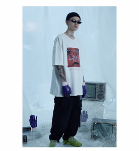 T-Shirt da Uomo in Cotone a Maniche Corte, Alta Qualità, Taglia Personalizzabile, <span class=keywords><strong>Abbigliamento</strong></span> con Stampa Grafica - Product Image 5