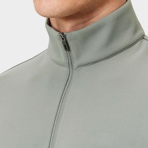 Camisetas de Manga Larga de Nailon y Elastano Transpirables de Alta Calidad para Actividades al Aire Libre, con Cierre de Cremallera, para Gimnasio y Golf - Product Image 6