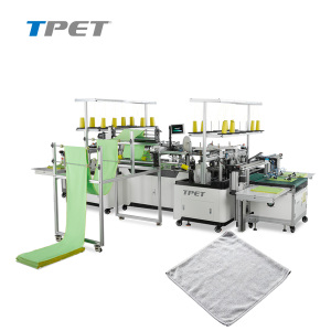 Tự động sợi nhỏ qua máy may PLC Máy Làm Khăn cho dây chuyền sản xuất khăn - Product Image 1