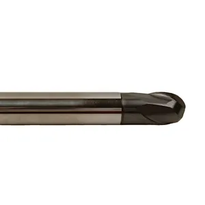 硬质合金螺纹直孔钻头工具端面刳刨机钻头长长度2槽球头立铣刀硬质材料