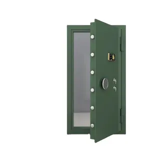 Custom Steel Safe Deposit Box Security Door Single Confidential Security Bank Metal Vault Door