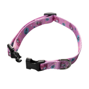 Collier pour <span class=keywords><strong>chien</strong></span> en tissu polyester de luxe |   Collier d'entraînement pour animaux de compagnie réglable, personnalisé, avec un design mignon, sublimation double face, vente en gros - Product Image 4
