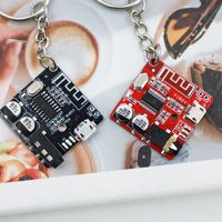 Porte-clés créatif DIY en circuit électronique, mini PCB, pendentif gadget technologique pour les fans d'informatique, les geeks, les hommes, les garçons, cadeau