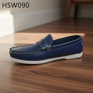 HY, Chaussures mocassins marron artisanales polyvalentes pour les vacances en bord de mer, anti-ampoules, toutes occasions, pour le voyage et les déplacements HSW089 - Product Image 5