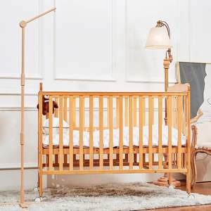 Cintre mobile mobile pour bébé <span class=keywords><strong>de</strong></span> pépinière Fixation anti-dumping solide Bras mobile pour berceau en bois au sol pour bébé - Product Image 2