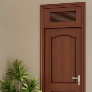 Puerta Exterior Francesa de Hierro Forjado y Puerta de Entrada de Madera, Puerta de Acero Inoxidable con Diseño Decorativo - Product Image 2