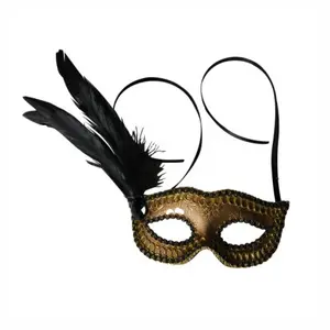 Halloween Feest Mode Vrouwelijke Make-Up Half Gezichtsmasker