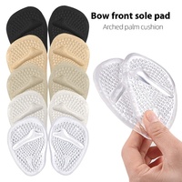 Semelles de confort pour le sport Semelle intérieure de massage antidérapante GEL demi-taille absorbant la sueur respirante pour une semelle intérieure confortable pour le sport