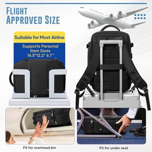 <span class=keywords><strong>Sac</strong></span> à dos de voyage étanche Bluterm tendance avec pompe et fermeture éclair, approuvé pour les cabines, unisexe, pour les voyages en <span class=keywords><strong>avion</strong></span> - Product Image 5