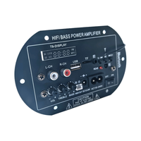 Toptan T9-Dis ev araba ses anfisi bas silah elektrik panosu dahili bluetooth alıcısı için 220V USB TF anten aksesuarları