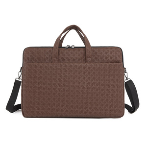 Durable Waterproof Polyester Shoulder <b>Laptop</b> Bag Business Briefcase Lightweight Handbag Men Women Fashion Convenient <b>Laptop</b> Bag - Product Image 1