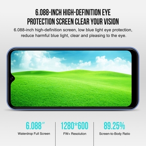 KXD D68S Asli Smartphone Android, 2GB + 32GB, Buka Kunci Wajah 6.088 Inci Quad Core Hingga 1.5GHz 4G SIM Ganda Ponsel Bermerek (Biru) - Product Image 5