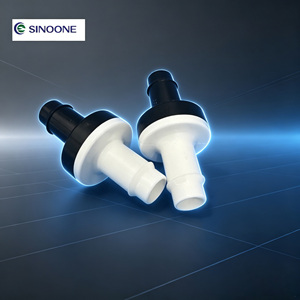 Vanne de contrôle de débit d'eau à diaphragme en silicone ABS 1/8 po - 3/8 po, petite vanne <span class=keywords><strong>anti</strong></span>-<span class=keywords><strong>retour</strong></span> à raccord cannelé avec joint en silicone - Product Image 3