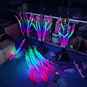 Encantadora Lámpara de Árbol de Crisantemo con Forma de Zorro de Nueve Colas, Iluminación Decorativa para Jardín, Parque, <span class=keywords><strong>Paisaje</strong></span> de <span class=keywords><strong>Avatar</strong></span> - Product Image 5