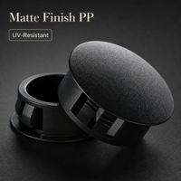 Bouchon d'extrémité de tuyau en plastique à boucle à ressort circulaire en PVC PP moulé par injection sur mesure OEM