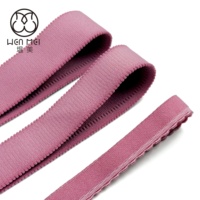 Sangle élastique jacquard en sergé antidérapante sur mesure, en nylon, pour soutien-gorge, vente en gros d'usine