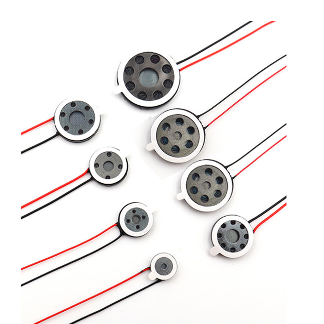 Direct Factory 20mm Plastic Speaker with Inner Magnet, 8 Ohms, 0.5W/1W, for Medical, Toy, Security and Voice Alarm Use