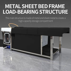 YATAI Luxus Wassersp eicher Beauty Bett <span class=keywords><strong>Massage</strong></span> Bett Shampoo Bett 120L Große Kapazität Wassertank Barber Store Spa - Product Image 3