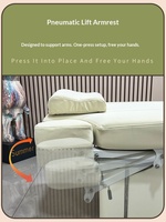 Table de massage électrique réglable et pliable, lit de spa moderne, multifonctionnel, thérapie thermique, en bois, pour hôtel, école, salon