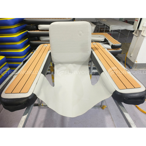 Inflatable Pool Lounger With Comfortable Sling Seat Back Rest for Pool <strong>Beach</strong> <strong>Lake</strong> and More - Product Image 5