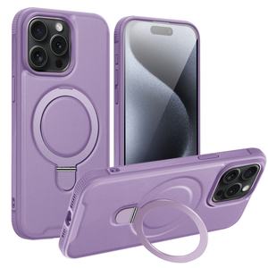 Funda de Lujo para Teléfono Móvil 15 14 13 12 11 Pro Max con Anillo de Soporte y Succión Magnética para la Serie Phone 15 14, Venta al por Mayor - Product Image 6