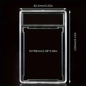 Pelindung Kartu Koleksi Plastik Ultrasonik Modern 35PT untuk Kartu Olahraga & Kartu Perdagangan 82.5x130mm - Product Image 3