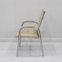 Chaise de conférence en cuir PU moderne pour réunions de bureau, formation du personnel, mobilier personnalisé, vente en gros