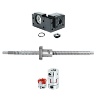 Vente directe d'usine, jeu de vis à billes de qualité C5, longueur personnalisée, haute efficacité, longue durée de vie, vis à billes pour moteur servo
