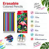 Crayons de couleur pour artistes, fournitures artistiques, ensemble de peinture, kit de dessin, ensemble de crayons à dessiner, boîte de crayons de couleur professionnelle personnalisée, en vrac, LT73414