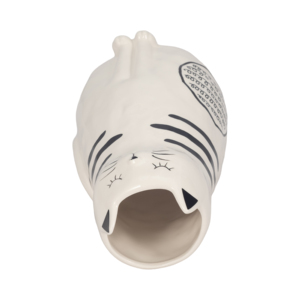 Statuetta di Gatto Seduto in Ceramica, Scultura Decorativa per Casa, Bagno, Ufficio, Studio, Soggiorno - Product Image 6