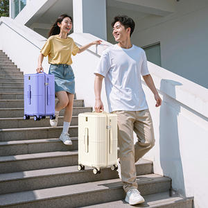 2024 valise de voyage d'affaires de luxe légère et durable de haute qualité avec <span class=keywords><strong>roulette</strong></span> TSA Lock Spinner - Product Image 6