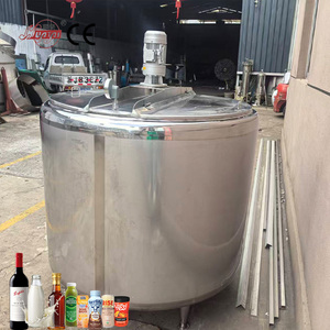 Cuve <span class=keywords><strong>de</strong></span> mélange en acier inoxydable <span class=keywords><strong>de</strong></span> haute qualité Huatai, équipement à chauffage vapeur et isolation triple couche pour lait, crème glacée et lait <span class=keywords><strong>de</strong></span> soja - Product Image 2