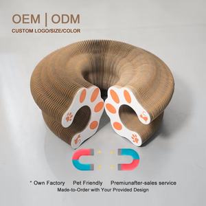 Tabla rascadora mágica multifuncional adaptable con diseño de garra de gato y juguete de bola, superventas al por mayor - Product Image 1