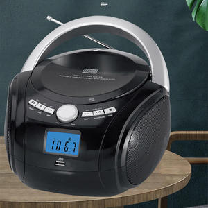 Portable Wireless Stereo CD Boombox CD/CD-R/CD-RW <b>MP3</b> USB Playback FM Radio BT Built-in <b>Speakers</b> LCD Display for Home Travel - Product Image 3