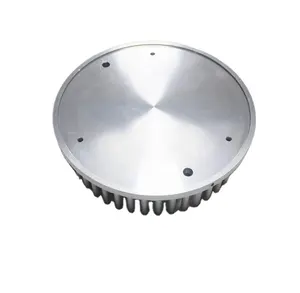 Dissipateur de chaleur flexible fabriqué par HK AA Extrusion d'aluminium Grand dissipateur de chaleur à LED en aluminium forgé à froid Service usiné CNC