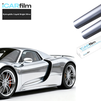 Film de protection de peinture PPF argenté mat pour voiture, rouleaux de film de protection PPF pour enveloppement de voiture, vinyle pour enveloppement de carrosserie complète et film teinté pour vitres de voiture