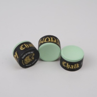 XQK-05 Taom V10 2.0 Juego Profesional de Tiza para Tacos de Snooker y Billar, Polvo de Chocolate Universal de Forma Redonda para Jugadores