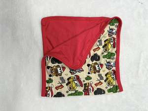 Paños para eructar de bebé de fibra de bambú 100% supersuaves lavables de una sola capa con estampado navideño para bebés y niños pequeños con cierre de botón RTS - Product Image 6