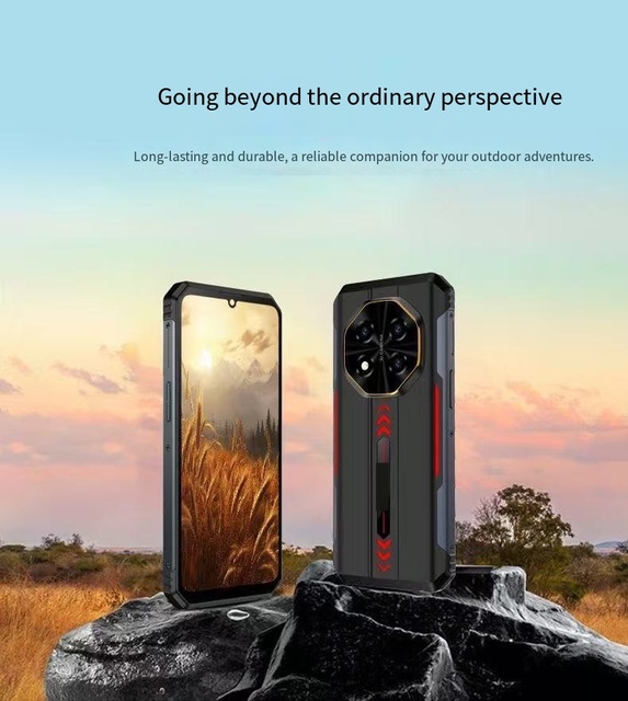 6.75 Inch Rugged 5G Android 12+128GB IP68 Waterproof LCD 90Hz Fingerprint Explosion-Proof Intrinsically Safe Mobile Phone