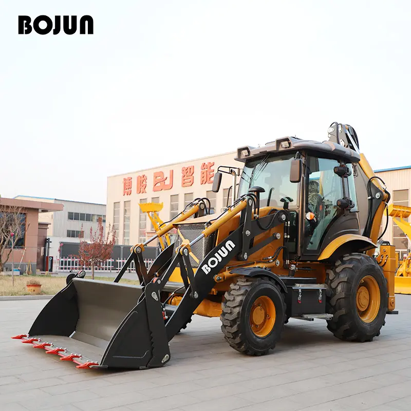 중국 저렴한 4x4 휠 드라이브 트랙터 백호 굴삭기 로더 3cx 4cx Jcb 백호 로더