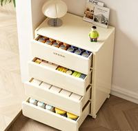 Meuble de rangement vertical multi-tiroirs en plastique en stock pour chambre, salon, bureau – Unité de rangement au sol pour articles divers