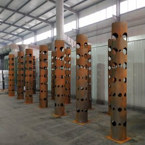 Abstract Metal Corten Scultura <span class=keywords><strong>Da</strong></span> <span class=keywords><strong>Giardino</strong></span> In Acciaio - Product Image 3