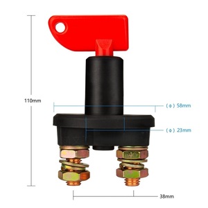 Interruptor Rotatorio de 2 Orificios con Terminal de Tornillo de 8mm, Plástico IP31 para Maquinaria Agrícola - Product Image 2